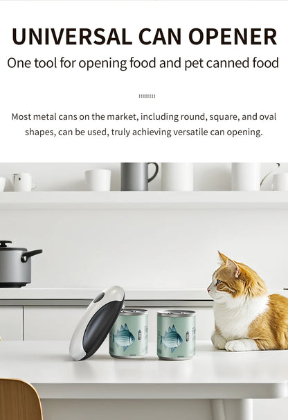 Electric Can Openers Rechargeable Jar Opener Automatic Tin Jar Bottle Machine Portable Kitchen Opening Tool One Touch Can Opener