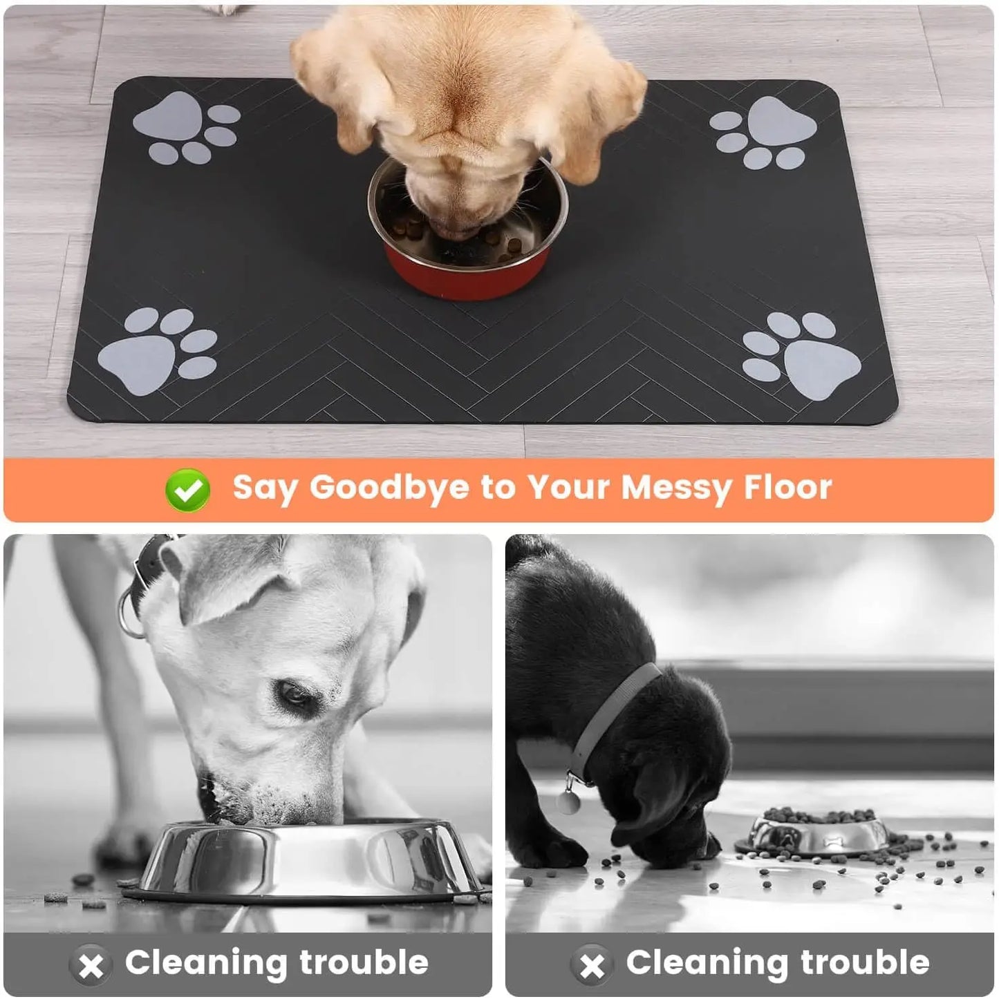 Pet Feeding Mat-Absorbent Waterproof