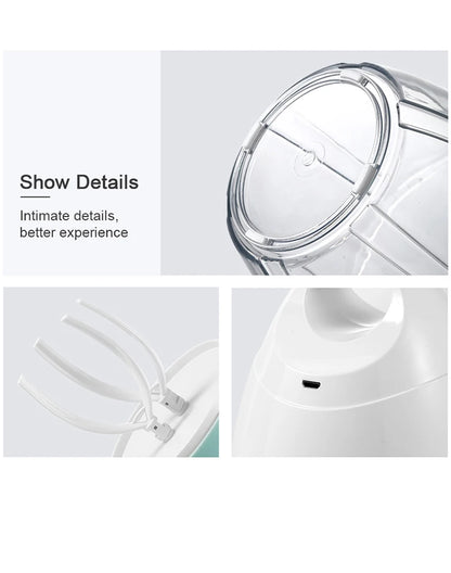 USB Rechargeable Automatic Whisk – Electric Milk Frother & Wireless Stand Mixer for Kitchen