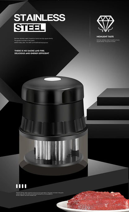 Professional Meat Tenderizer 56 Blades Needle Beaf Steak Tender Meat Hammer Portable Meat Tenderizer Hammer Pounder Cooking Tool