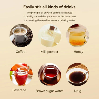 Mini Electric Self-Stirring Coffee Mug – USB Rechargeable 380ML Stainless Steel Cup