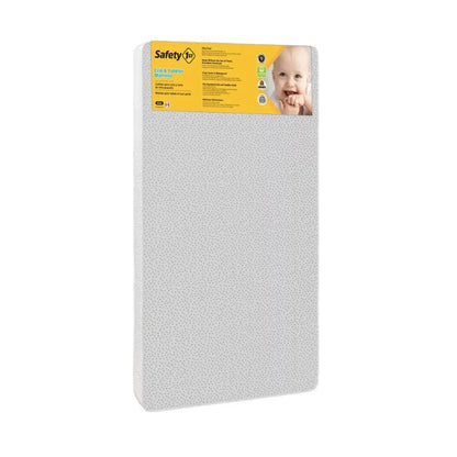 Safety 1st Sweet Dreams 5" Crib & Toddler Mattress – Waterproof Cover | Greenguard Gold Certified