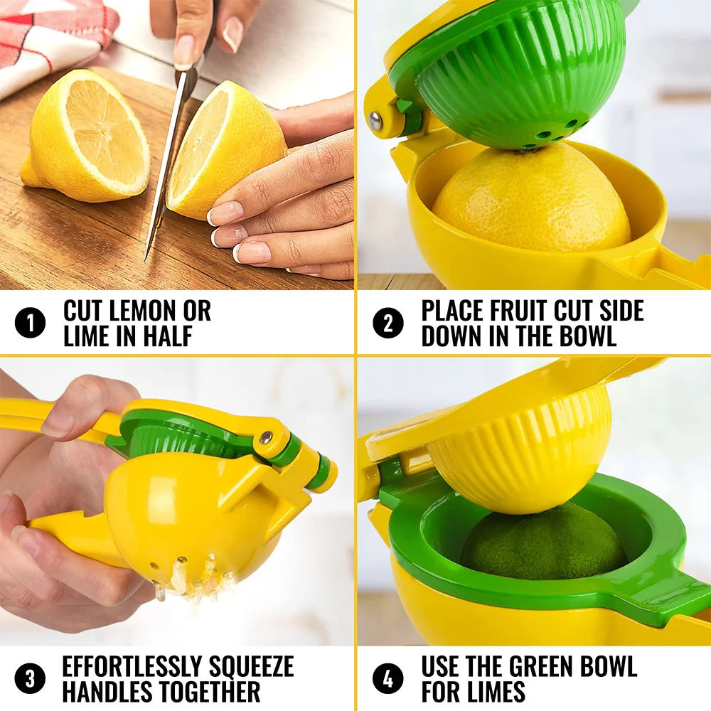 Stainless Steel Citrus Fruit Presser – Manual Hand Squeezer for Orange, Lemon & Lime