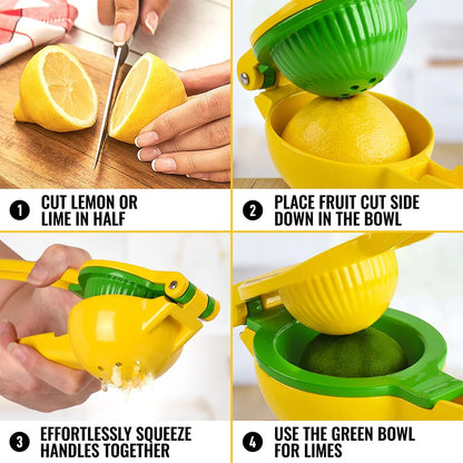 Stainless Steel Citrus Fruit Presser – Manual Hand Squeezer for Orange, Lemon & Lime