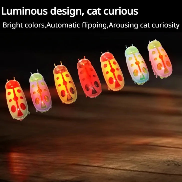 Cat Toys Light-up Electric Worms Pet Interactive